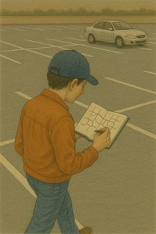 Drawing a Map in a Parking Lot